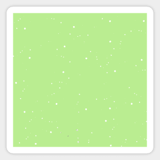 Lime Green and White Speckled Pattern Magnet